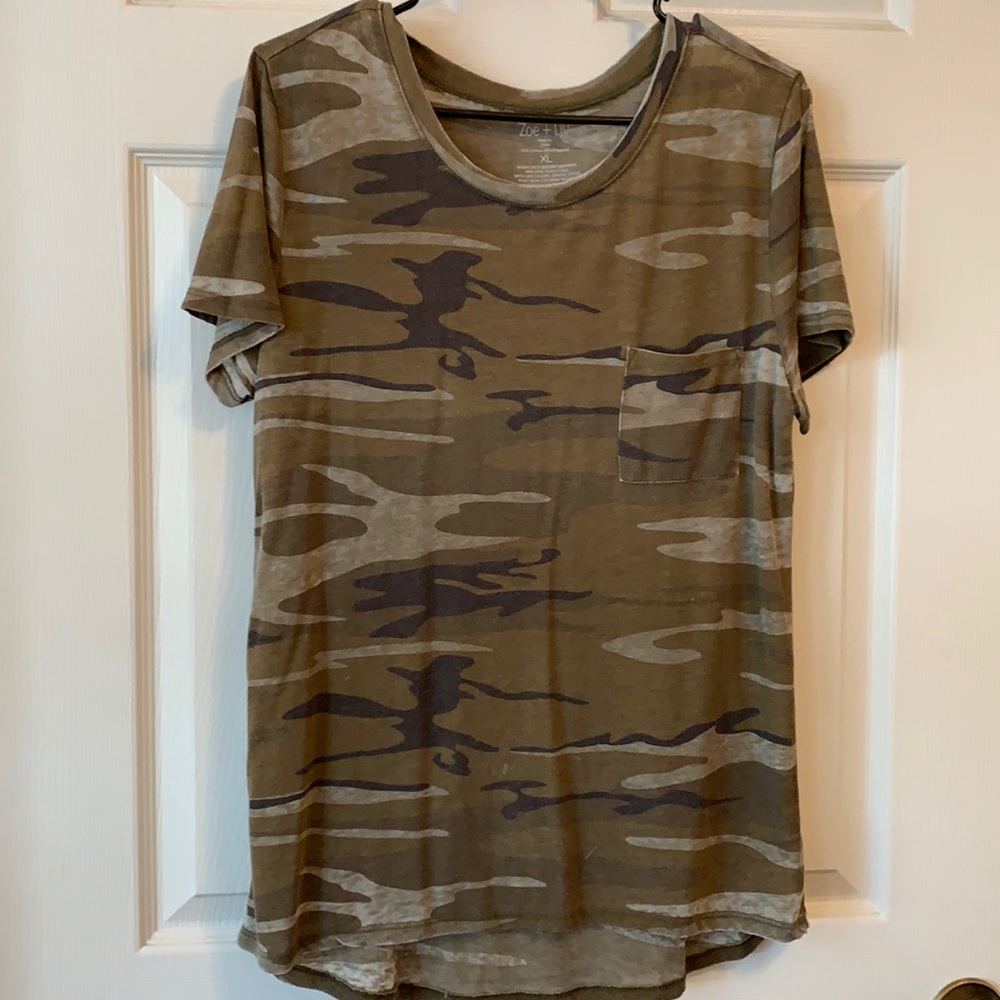 Zoe + Liv Camo tee